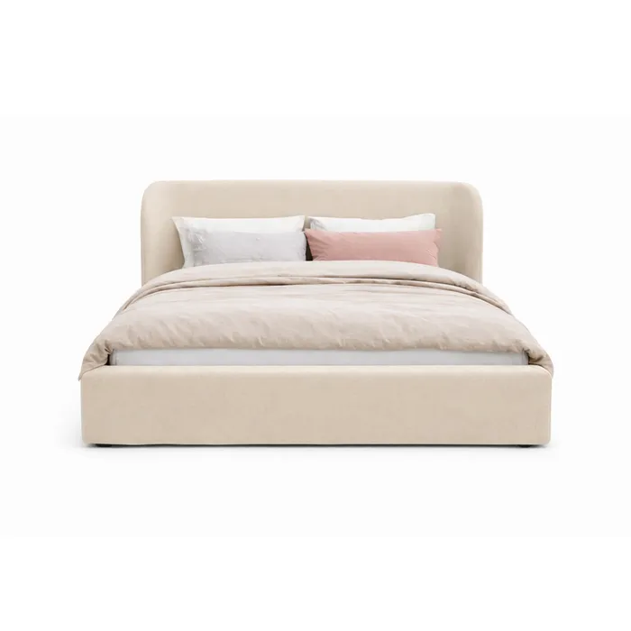 МЯГКОЕ ОБЛАКО Двухспальная кровать, бежевая