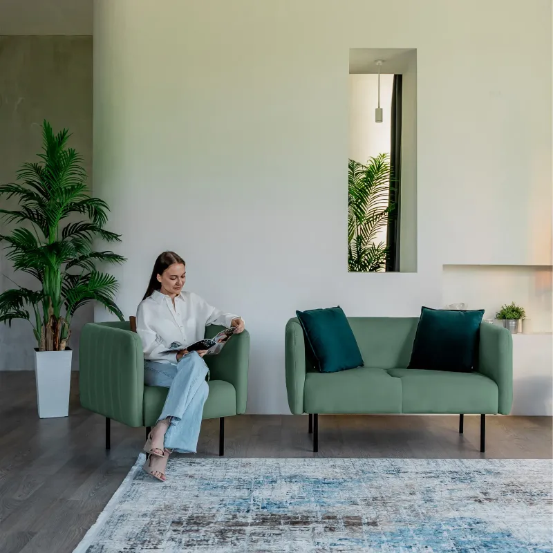 РИО Диван прямой мятный