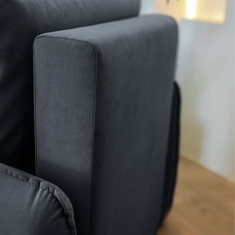 ПОРТЛЕНД Кресло-кровать серое