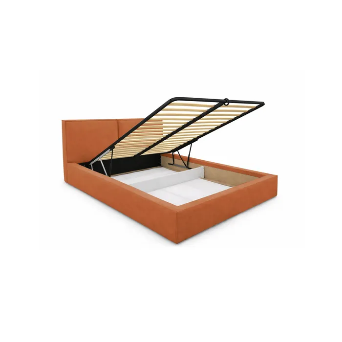 ЭНЕРГИЯ УТРА Двухспальная кровать, терракотовая