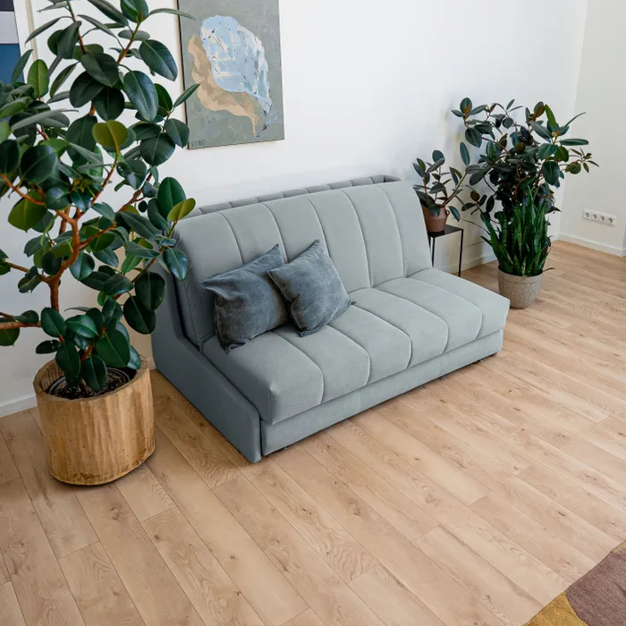 ВЕНЕЦИЯ Складная кровать светло-серая, 160