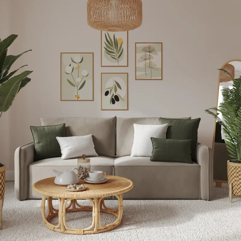 ПОРТЛЕНД Диван прямой терракотовый ПОРТЛЕНД Диван прямой терракотовый