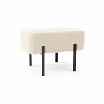 Маленькая радость Пуф прямоугольный на ножках, белый