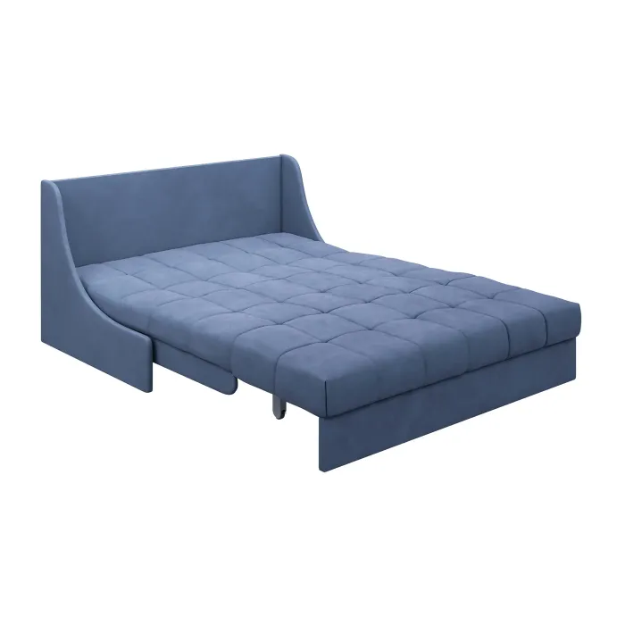 ТОКИО Складная кровать серо-синяя, 180 ППУ