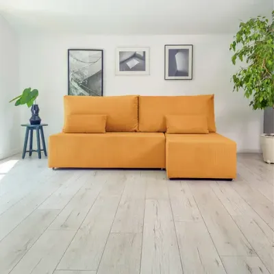 Корсо Лайт Диван угловой Cilium горчичный