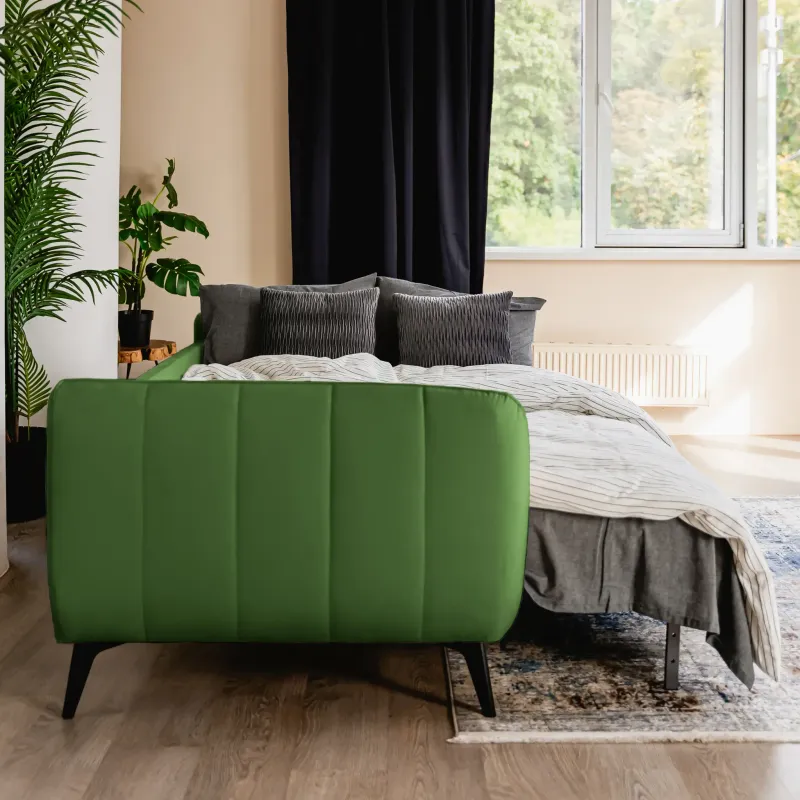 СЧАСТЛИВЫЙ ДЕНЬ Диван прямой, темно-оливковый СЧАСТЛИВЫЙ ДЕНЬ Диван прямой, темно-оливковый