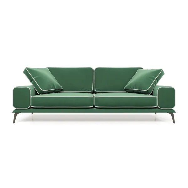 Солнечное побережье Диван прямой, зеленый