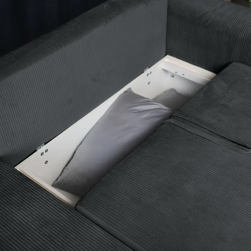 ДОЛГОЖДАННЫЙ ОТПУСК Диван угловой, графитовый ДОЛГОЖДАННЫЙ ОТПУСК Диван угловой, графитовый