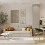 РИМИНИ Диван прямой бежевый