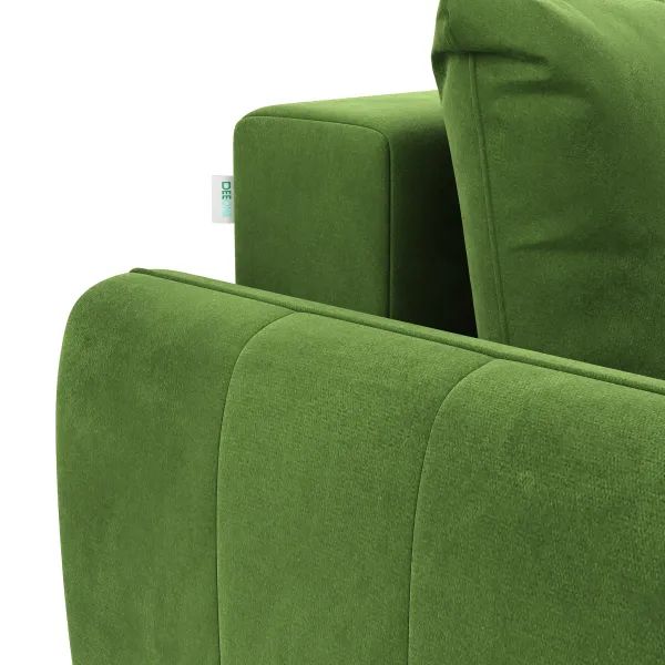 СЧАСТЛИВЫЙ ДЕНЬ Диван прямой, темно-оливковый