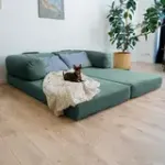 ПОЛЕЗНАЯ ПРИВЫЧКА Диван прямой, изумрудный