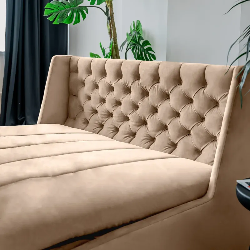 РИЧМОНД Складная кровать светло-бежевая, 160