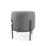 Маленькая радость Пуф круглый на ножках, светло-серый