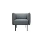 РИО Кресло тканевое светло-серое