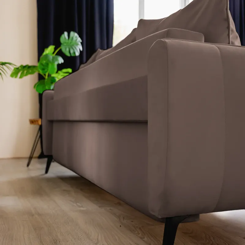 СЧАСТЛИВЫЙ ДЕНЬ Диван прямой, какао