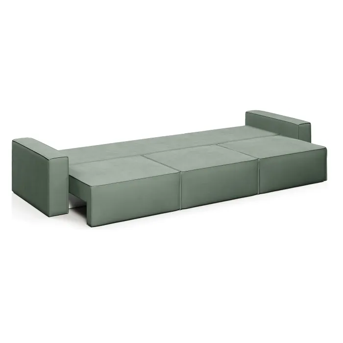КОРСО XL Диван тканевый прямой темно-зеленый