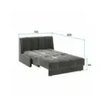 ВЕНЕЦИЯ Складная кровать светло-бежевая, 125