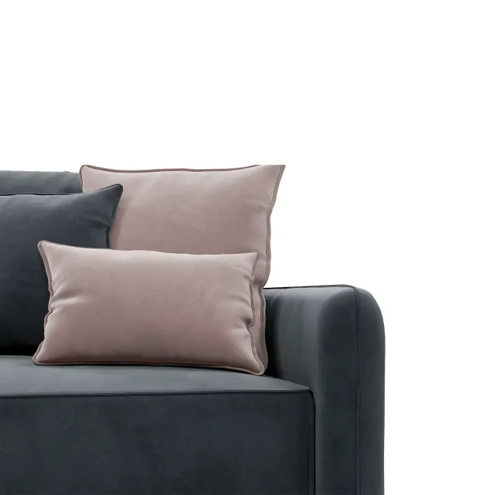 ПОРТЛЕНД Диван прямой с банкеткой серый