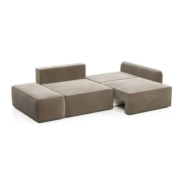 ПОРТЛЕНД Диван прямой с банкеткой бежевый