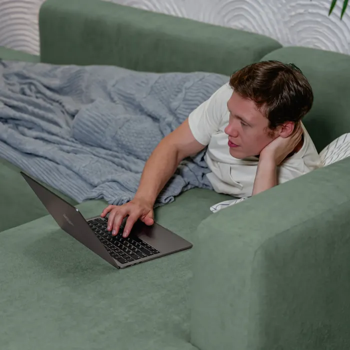 НОВЫЕ ЭМОЦИИ Диван угловой, темно-зеленый