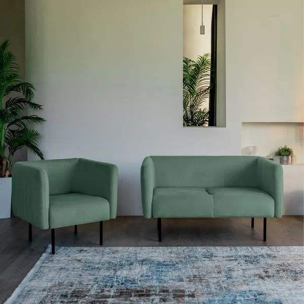 РИО Диван прямой мятный