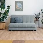 РИЧМОНД Складная кровать светло-серая, 185