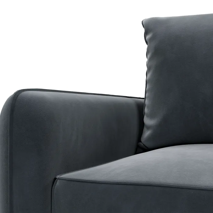 ПОРТЛЕНД Диван угловой серый