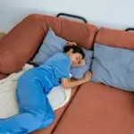 ПОЛЕЗНАЯ ПРИВЫЧКА Диван прямой, терракотовый