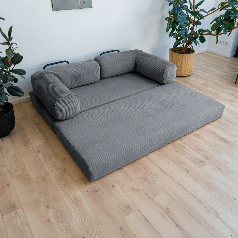 ПОЛЕЗНАЯ ПРИВЫЧКА Диван прямой, графитовый