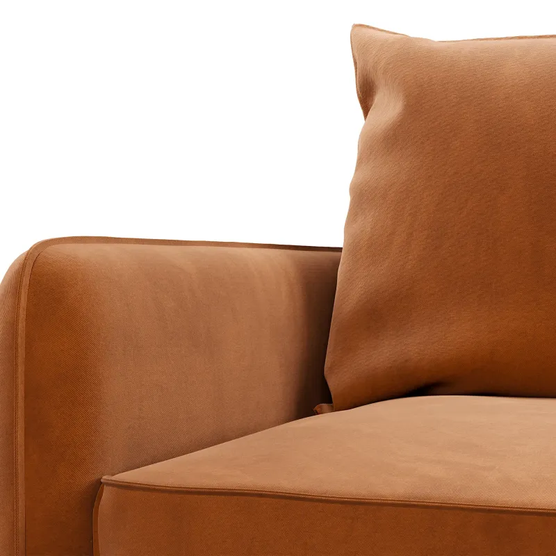 ПОРТЛЕНД МИНИ 150 Диван прямой терракотовый