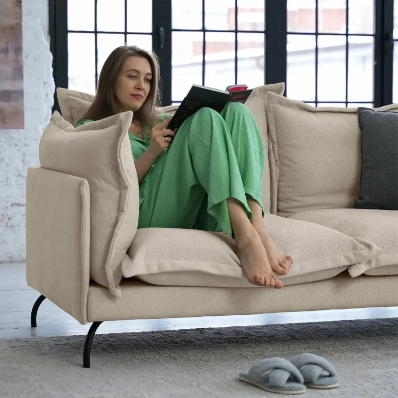 Облако комфорта Диван прямой, песочный Облако комфорта Диван прямой, песочный