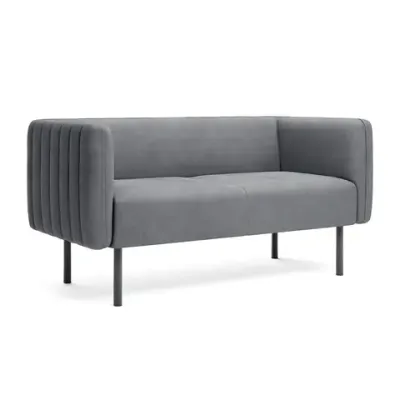 РИО Диван прямой светло-серый