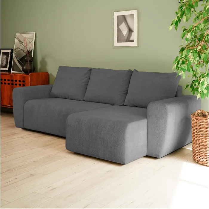 ФОРМУЛА УЮТА Диван угловой, графитовый