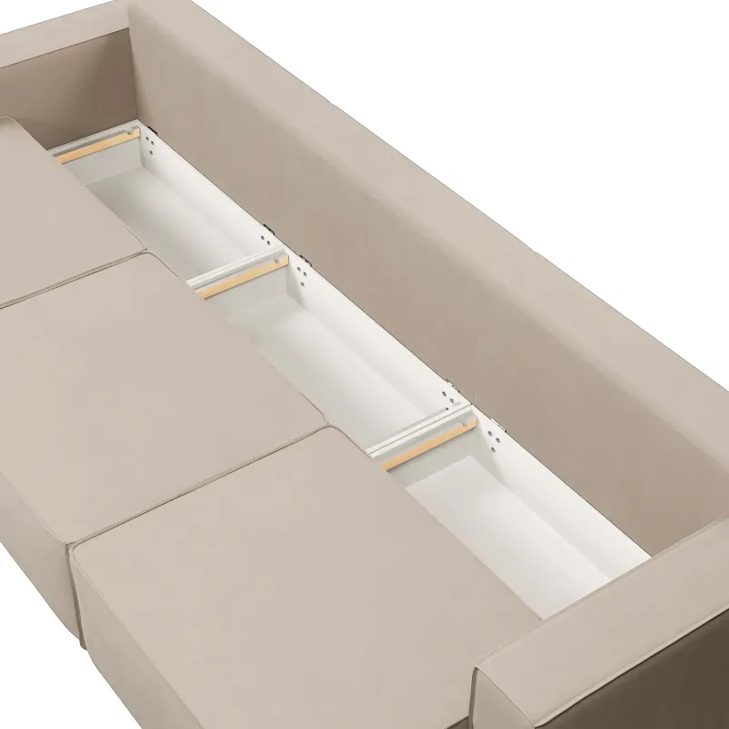 КОРСО XL Диван тканевый прямой бежевый КОРСО XL Диван тканевый прямой бежевый