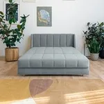 ВЕНЕЦИЯ Складная кровать светло-серая, 160