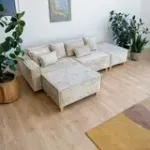 РАЙСКИЙ УГОЛОК Диван угловой бежевый, с Crash-эффектом