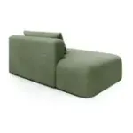 НОВЫЕ ЭМОЦИИ МИНИ Диван прямой, зеленый, банкетка слева