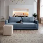 РИМИНИ Диван прямой синий