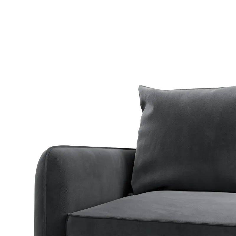 ПОРТЛЕНД МИНИ Диван прямой серый