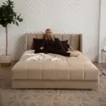 ВЕНЕЦИЯ Складная кровать светло-бежевая, 160