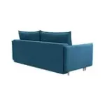 СКАНДИ Диван тканевый прямой синий