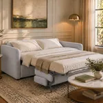 ПРОСТОЕ СЧАСТЬЕ Диван прямой светло-серый