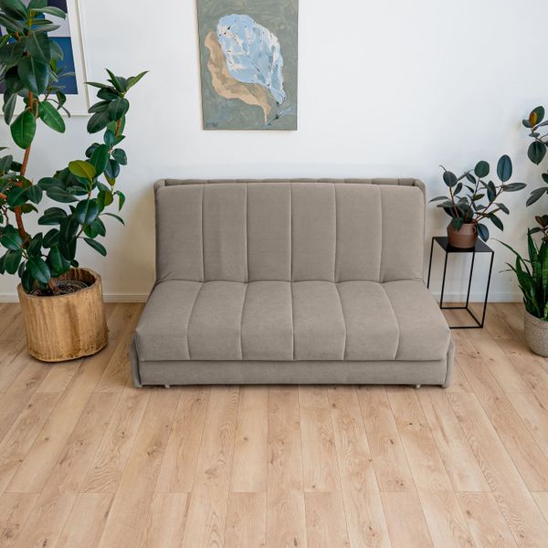 РИЧМОНД Складная кровать серо-бежевая, 145