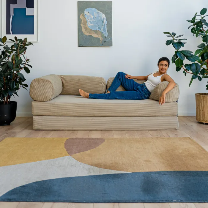 ПОЛЕЗНАЯ ПРИВЫЧКА Диван прямой, бежевый