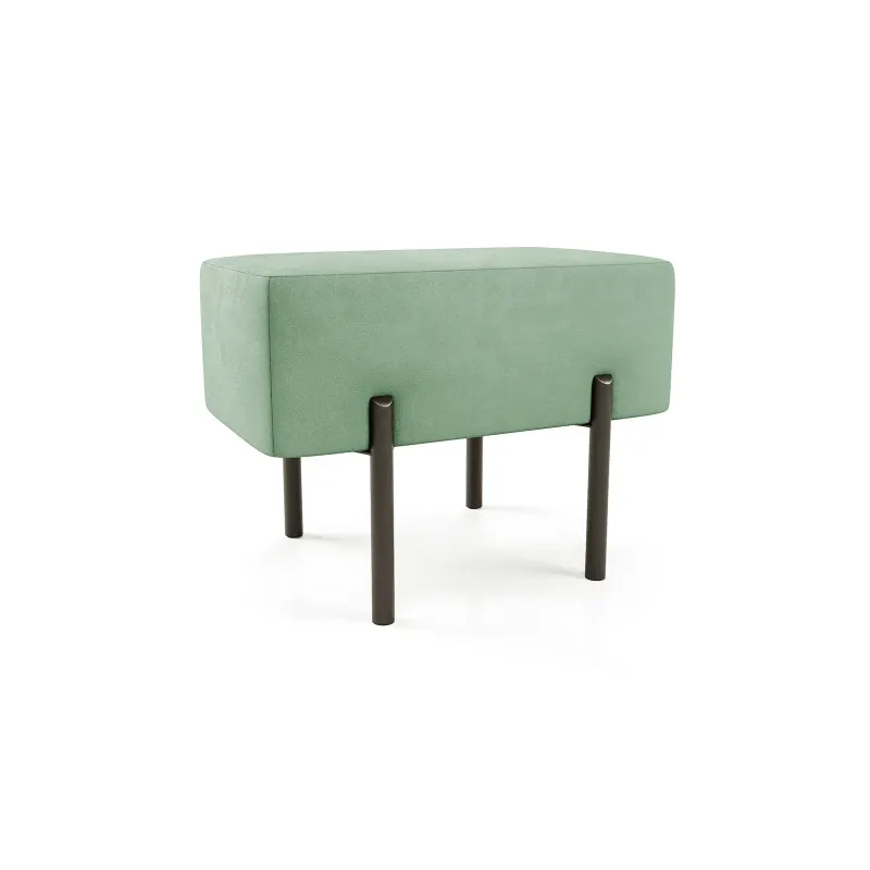 Маленькая радость Пуф прямоугольный на ножках, мятный