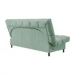 ЮТА Диван прямой мятный ППУ, с черными ножками