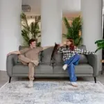 СЧАСТЛИВЫЙ ДЕНЬ Диван прямой, серый