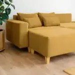 РАЙСКИЙ УГОЛОК Диван угловой горчичный