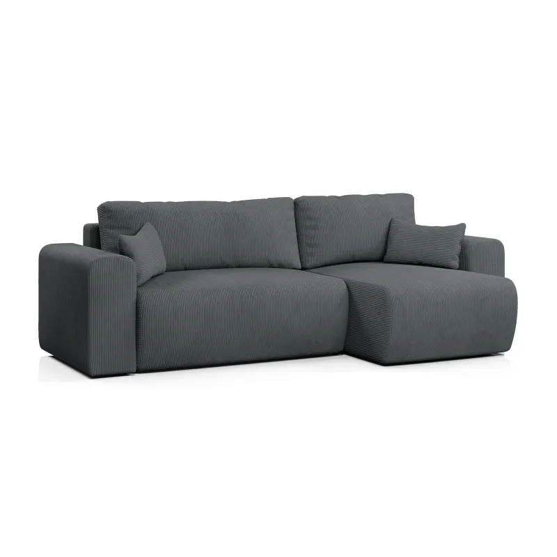 ДОЛГОЖДАННЫЙ ОТПУСК Диван угловой, графитовый ДОЛГОЖДАННЫЙ ОТПУСК Диван угловой, графитовый