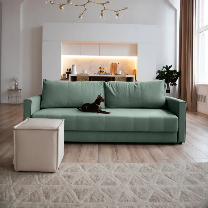 РИМИНИ Диван прямой мятный